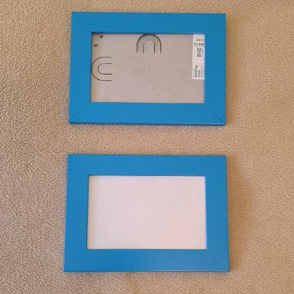 IKEA Vibrant Blue Picture Frames